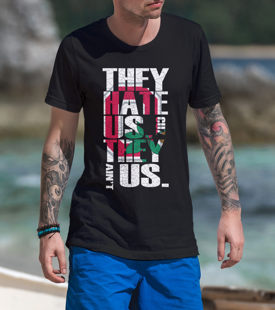 They Hate Us Cuz They Ain't Us Ohio State Buckeyes T-Shirt
