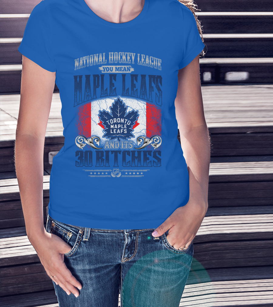National Hockey League You Mean Toronto Maple Leafs And Its 30 Bitches T-Shirt