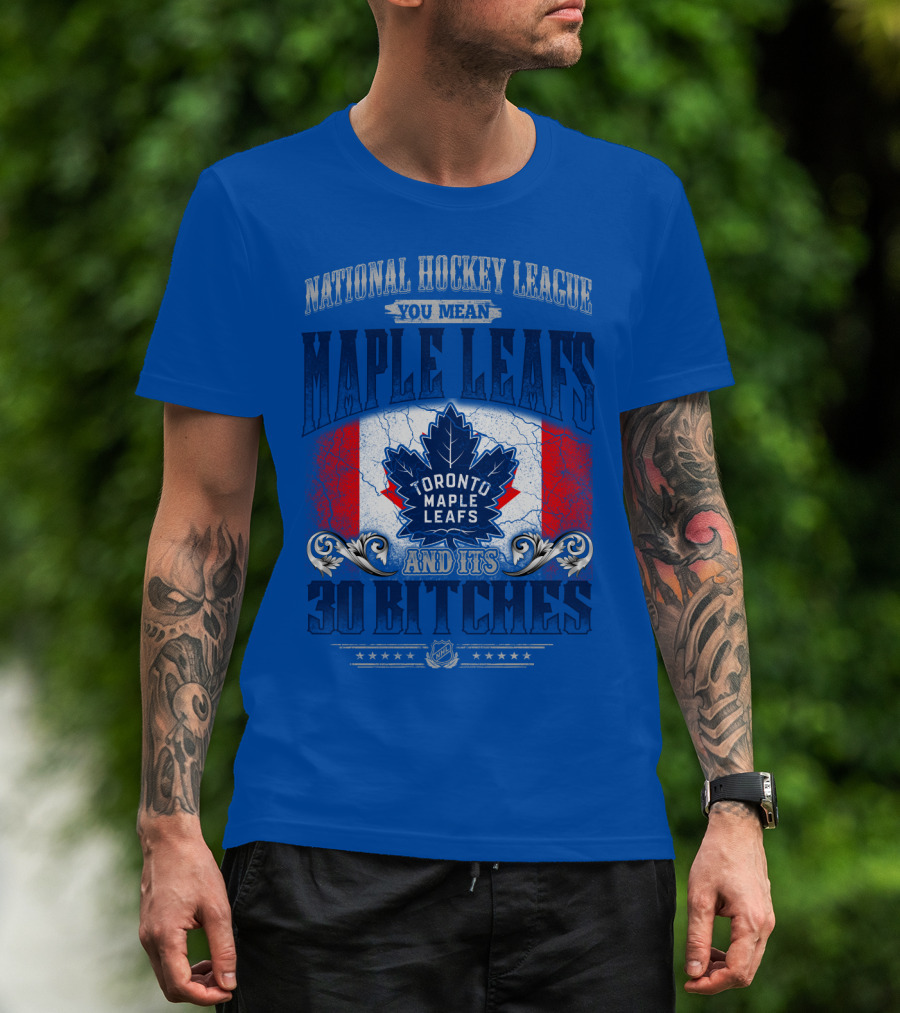 National Hockey League You Mean Toronto Maple Leafs And Its 30 Bitches T-Shirt