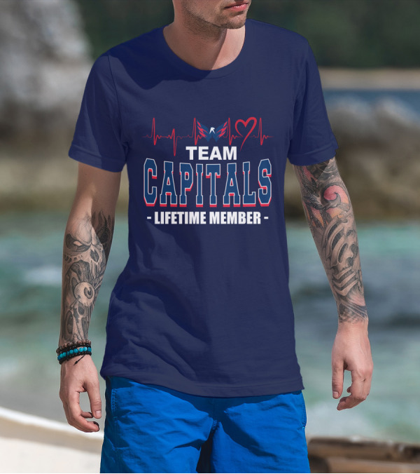 Team Washington Capitals Lifetime Member T-Shirt