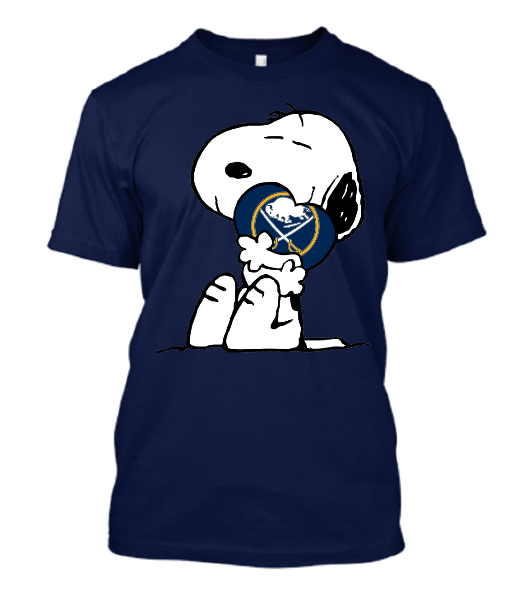 Snoopy Hugging Buffalo Sabres T-Shirt