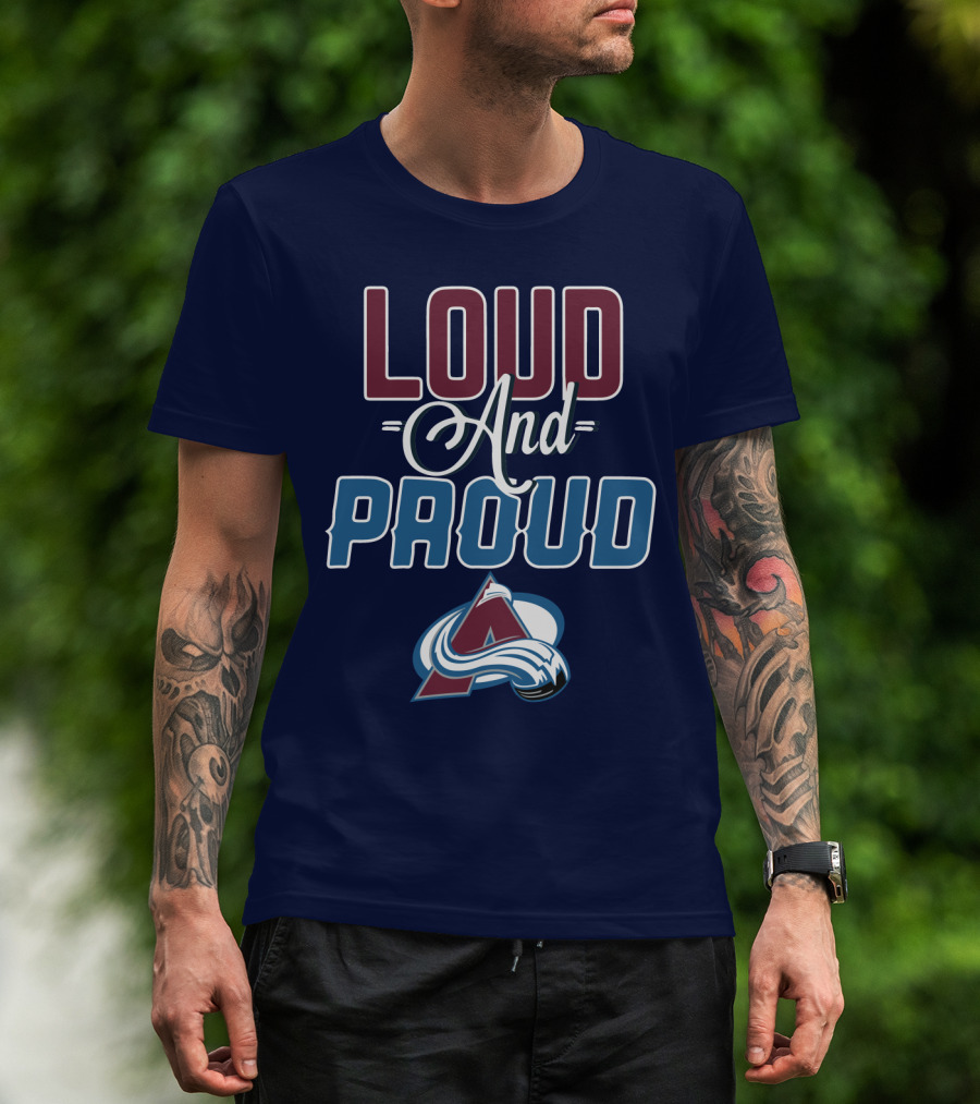 Lou D And Proud Colorado Avalanche T-Shirt