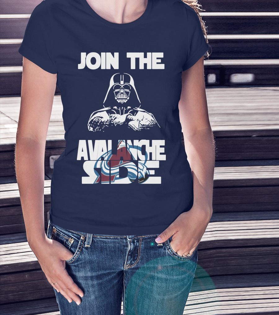 Join The Avalanche Side Star Wars Colorado Avalanche T-Shirt