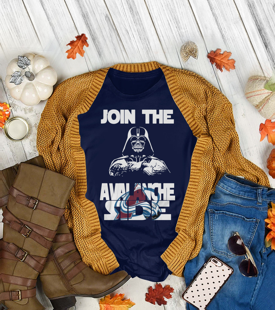 Join The Avalanche Side Star Wars Colorado Avalanche T-Shirt