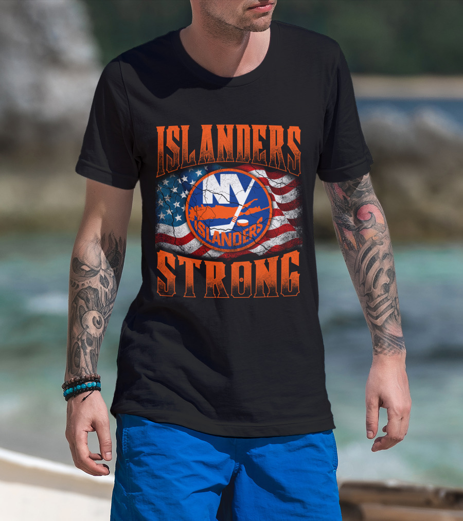Islanders Strong Ny Islandersflag T-Shirt