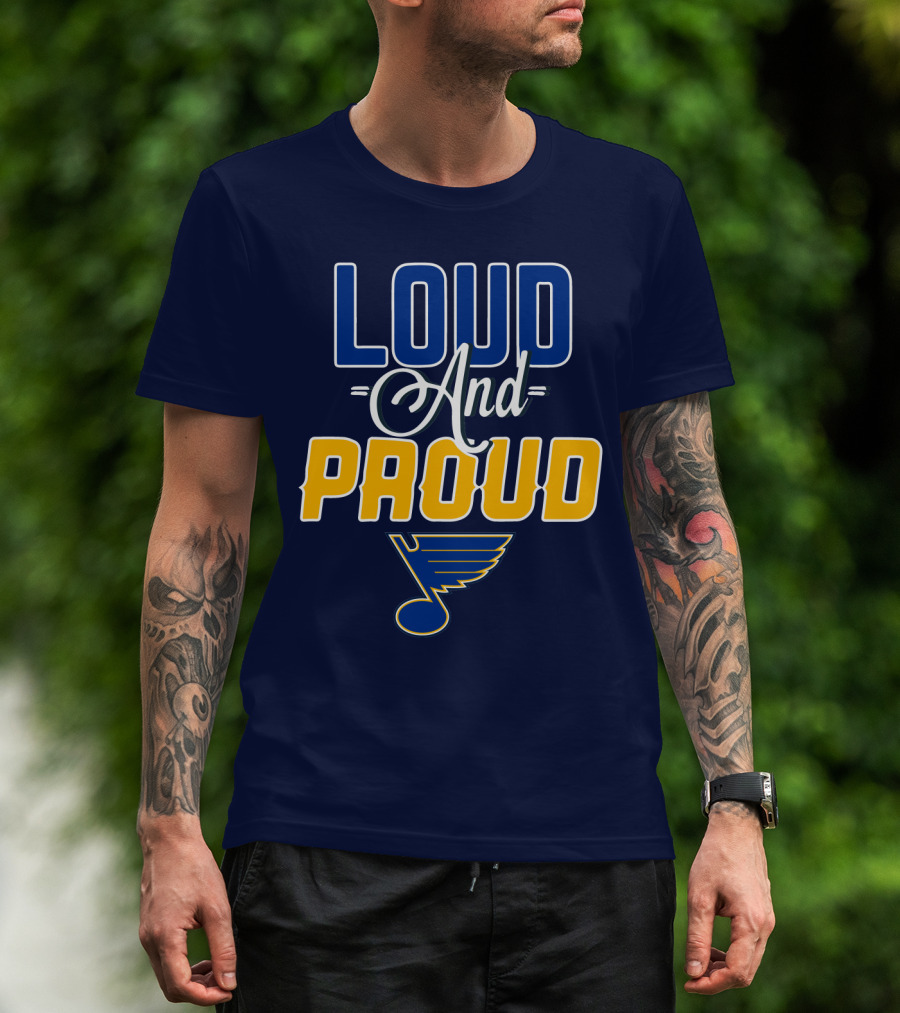 St. Louis Blues Loud And Proud T-Shirt