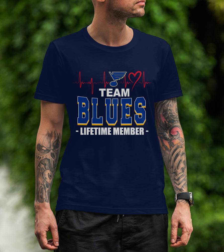 Team Blues Lifetime Member St. Louis Blues T-Shirt