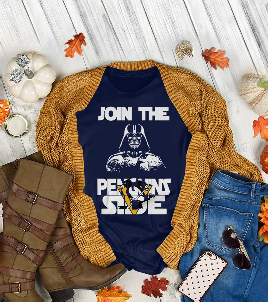 Join The Penguins Side T-Shirt
