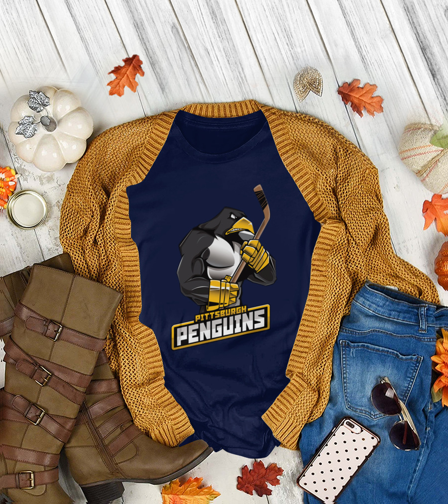 Pittsburgh Penguins Hockey Mascot T-Shirt