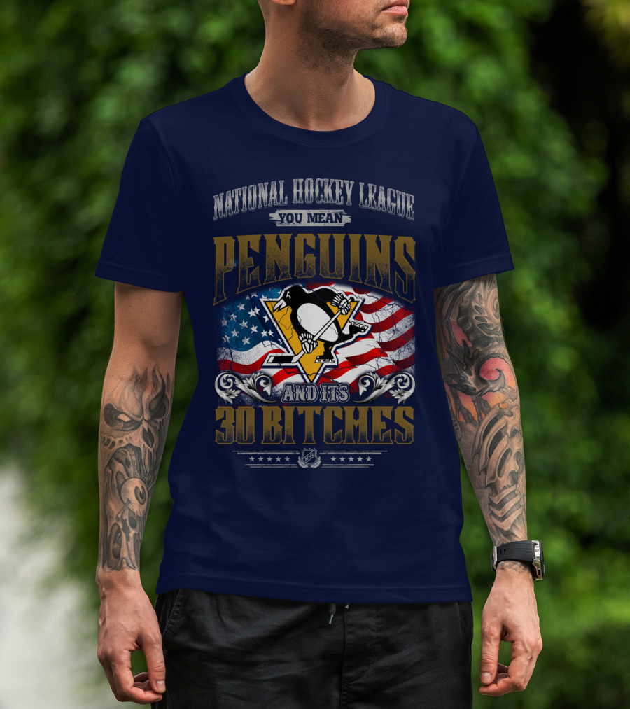 National Hockey League You Mean Penguins And Its 30 Bitches T-Shirt