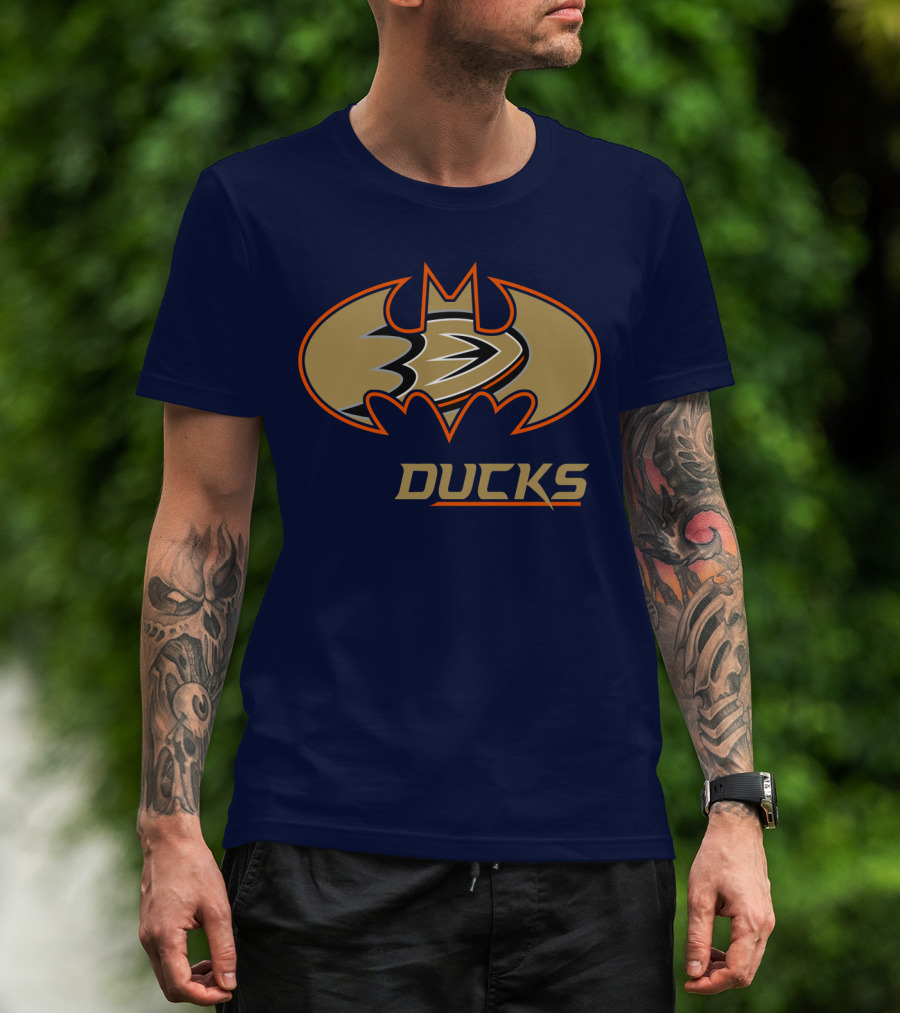 Anaheim Ducks Batman T-Shirt