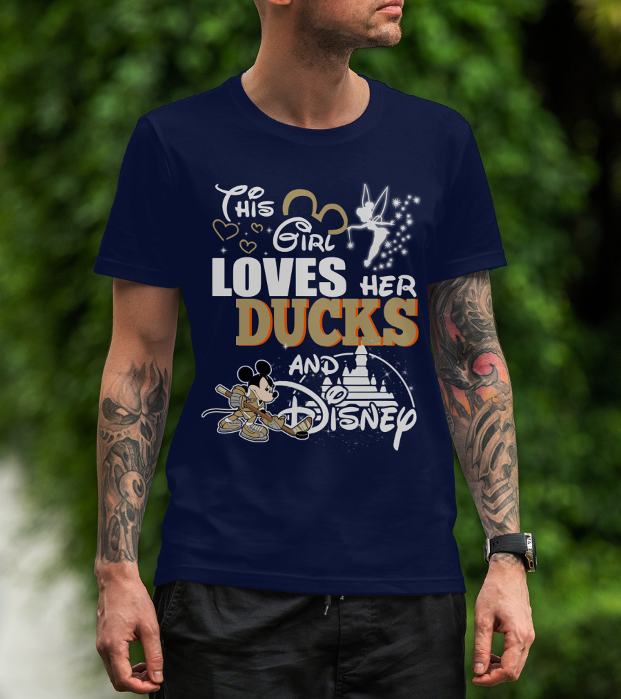 This Girl Loves Her Ducks And Disney T-Shirt