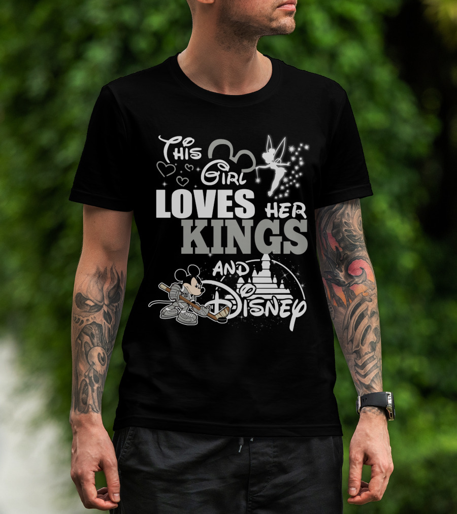 This Girl Loves Her Kings And Disney T-Shirt
