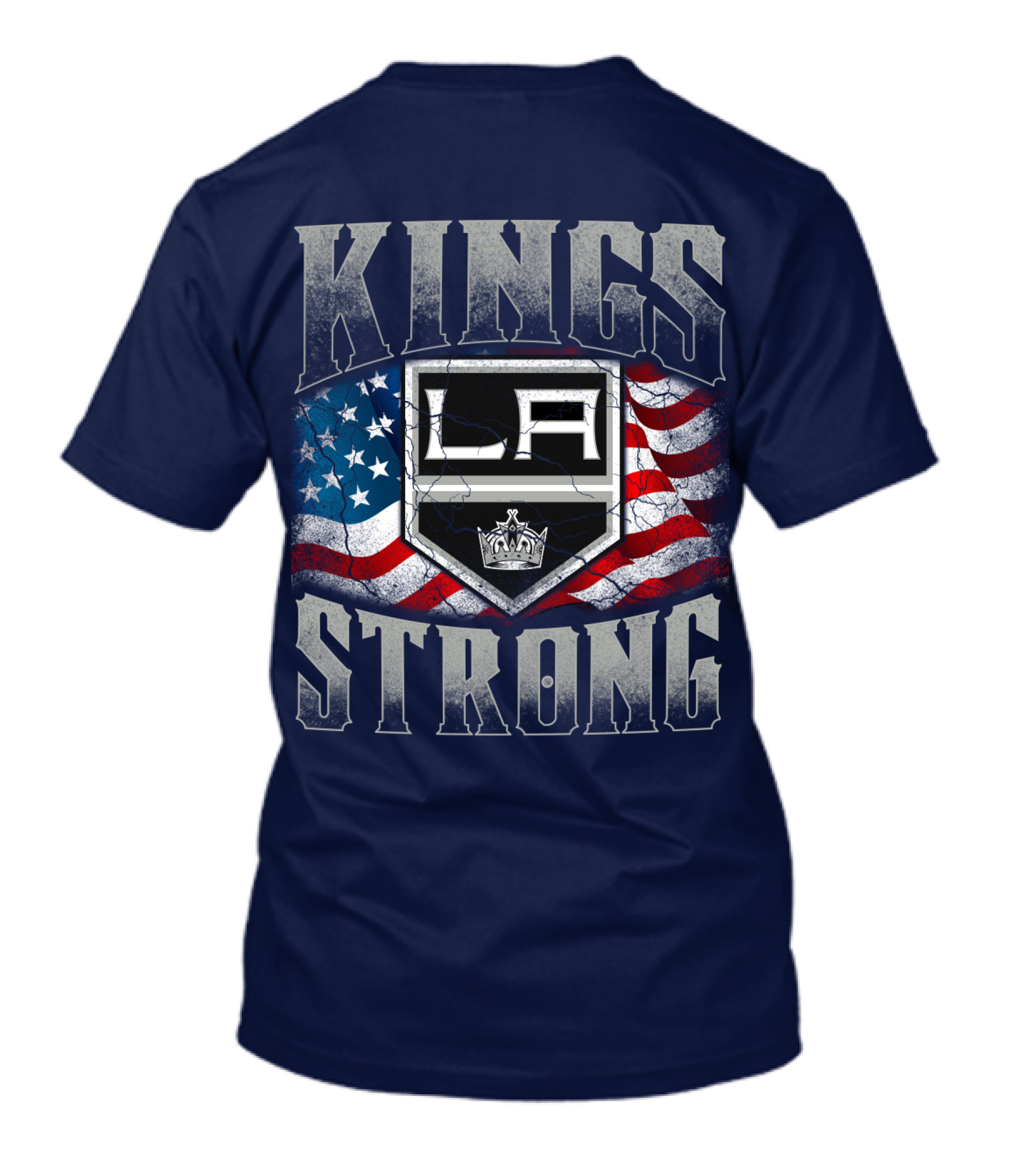 Kings Strong La American Flag T-Shirt