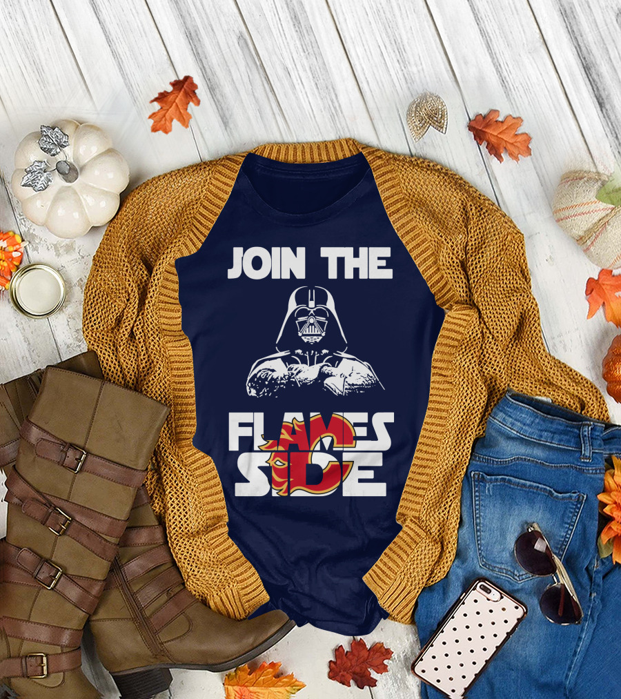 Join The Flames Side Calgary Flames T-Shirt