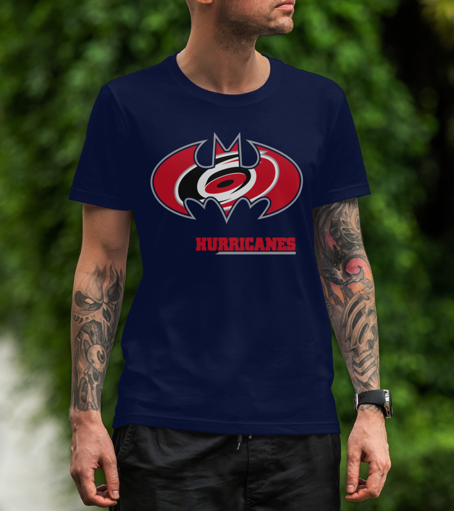 Carolina Hurricanes Batman Logo Hurricanes T-Shirt