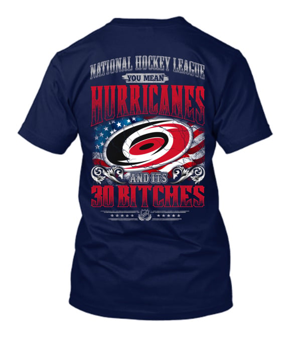 National Hockey League You Mean Hurricanes And Its 30 Bitches T-Shirt