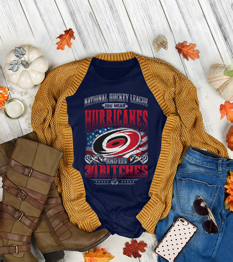 National Hockey League You Mean Hurricanes And Its 30 Bitches T-Shirt