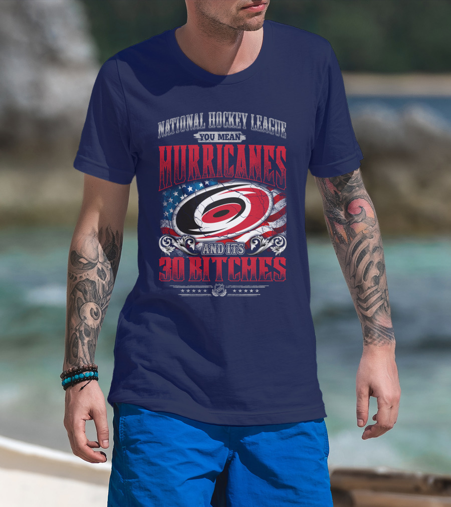 National Hockey League You Mean Hurricanes And Its 30 Bitches T-Shirt