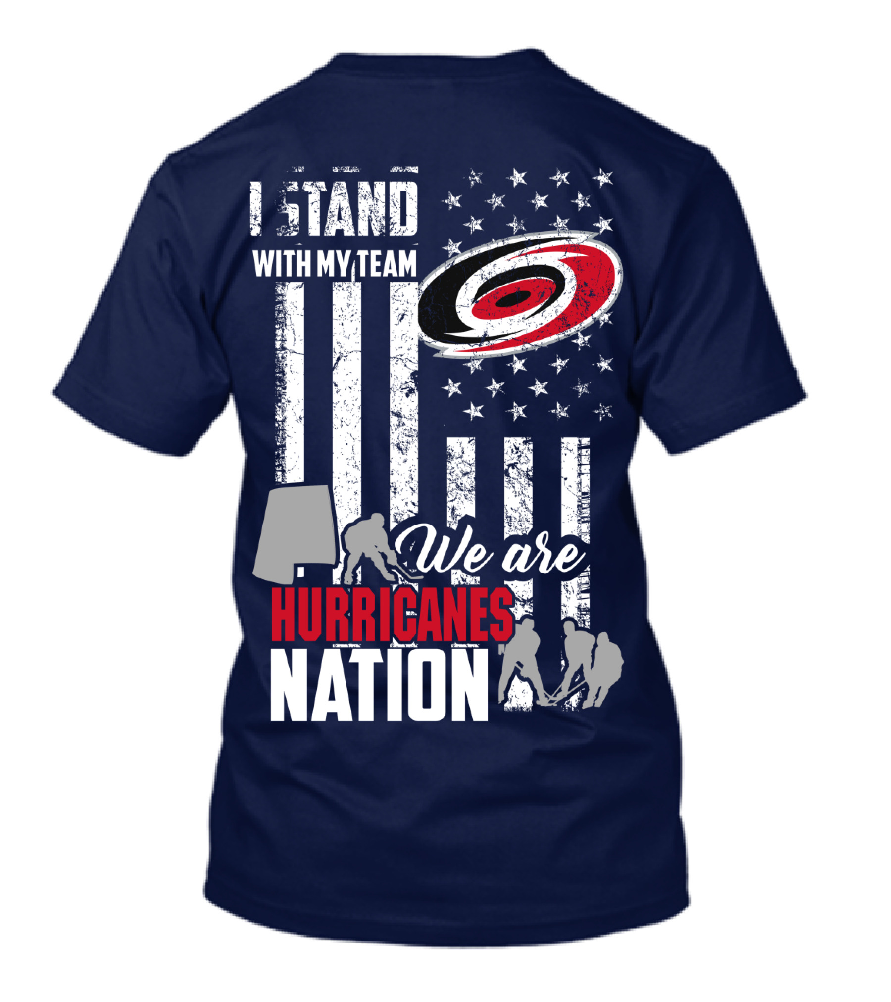 I Stand With My Team We Are Hurricanes Nation Carolina Hurricanes T-Shirt