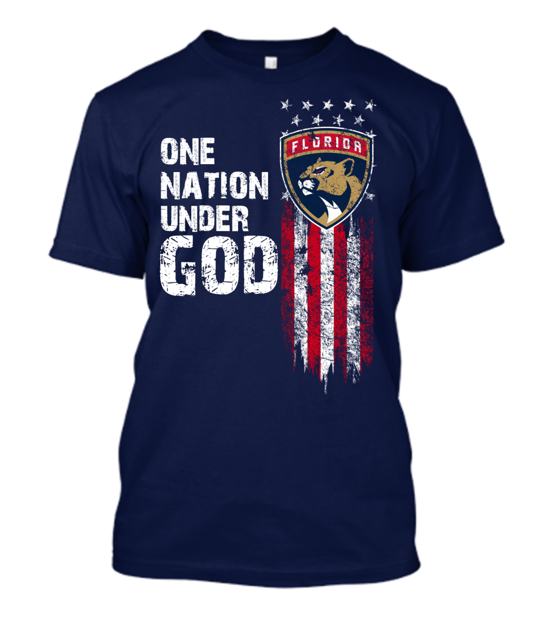 One Nation Under God Florida Panthers T-Shirt
