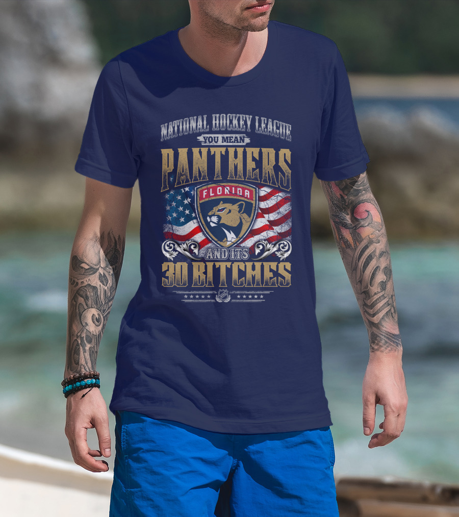 National Hockey League You Mean Florida Panthers And Its 30 Bitches T-Shirt