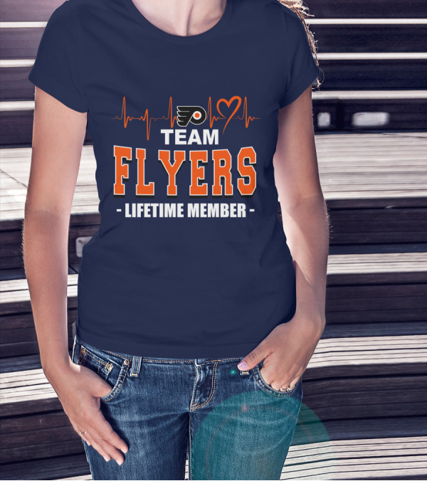 Team Flyers Philadelphia Lifetime Member T-Shirt