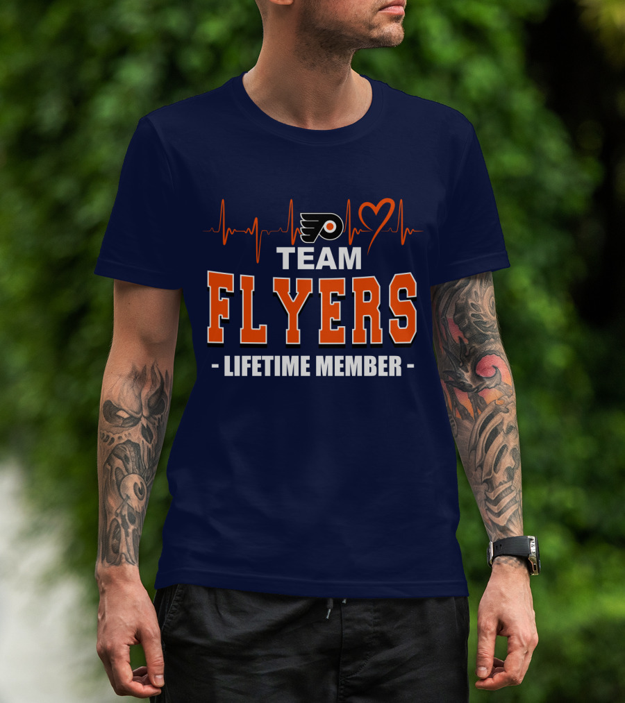 Team Flyers Philadelphia Lifetime Member T-Shirt