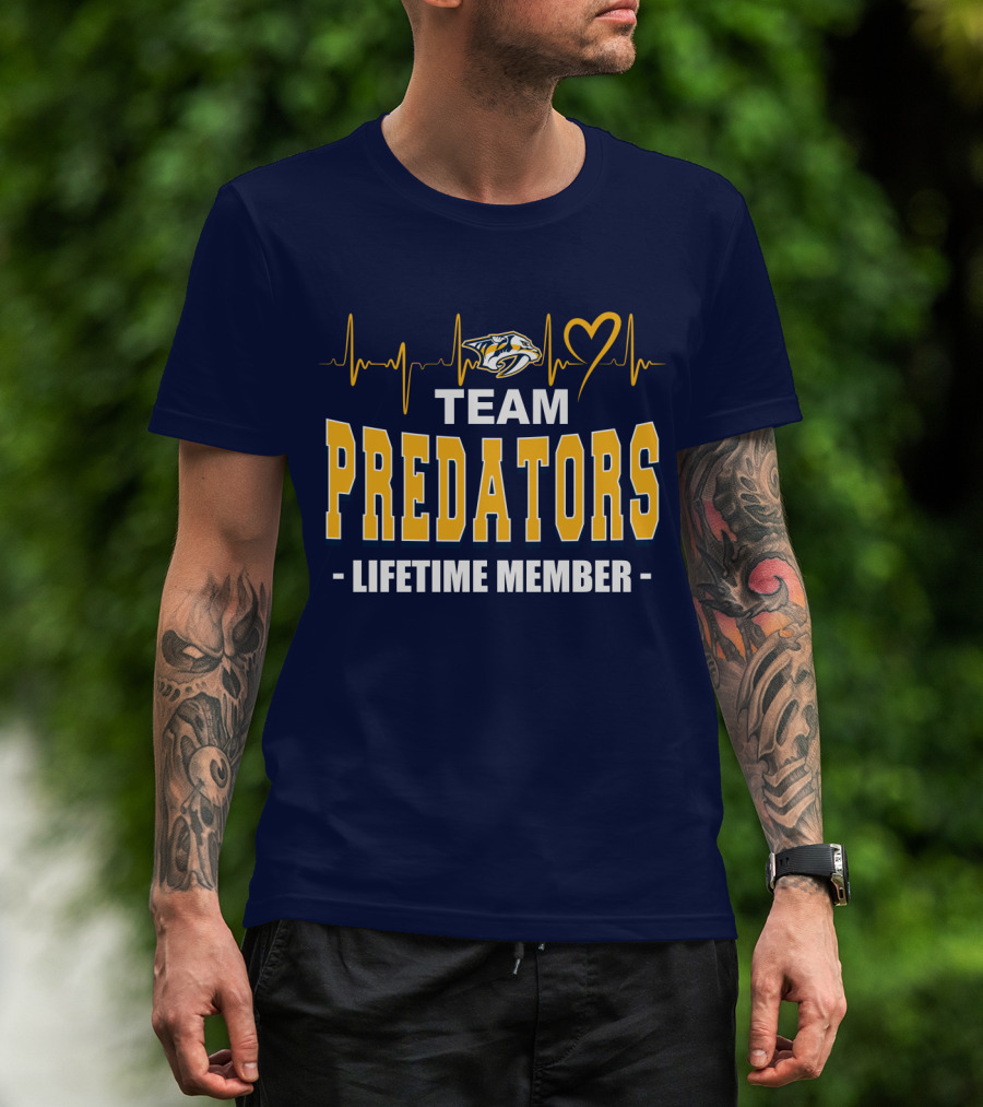 Team Predators Lifetime Member T-Shirt