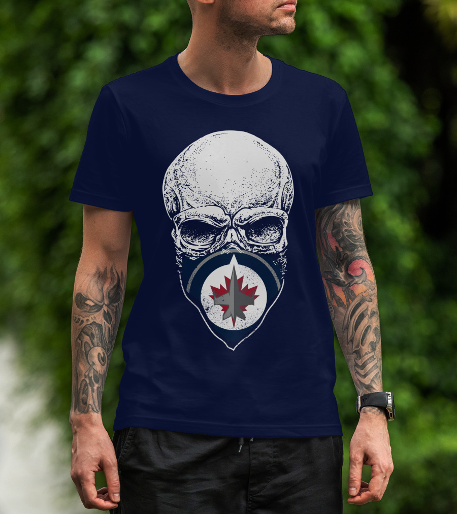 Winnipeg Jets Skull T-Shirt