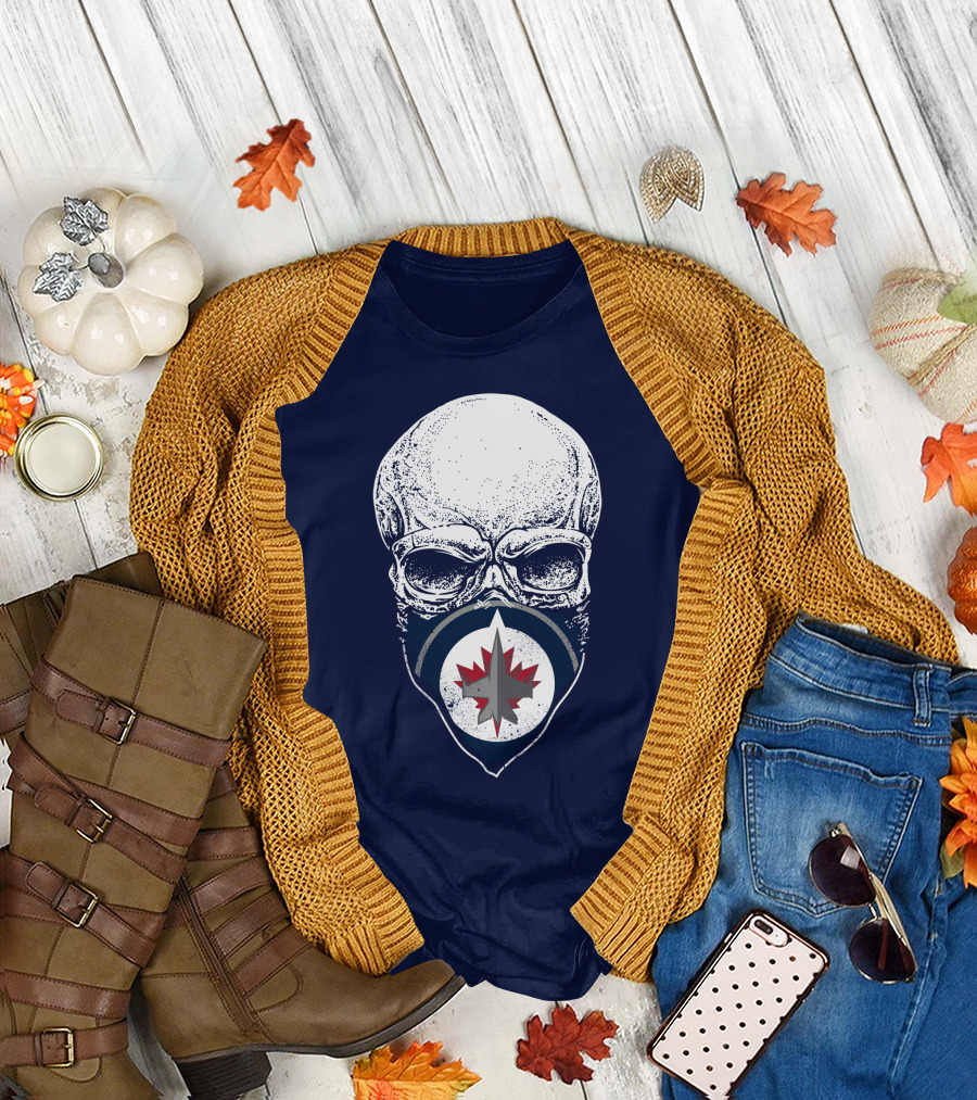 Winnipeg Jets Skull T-Shirt