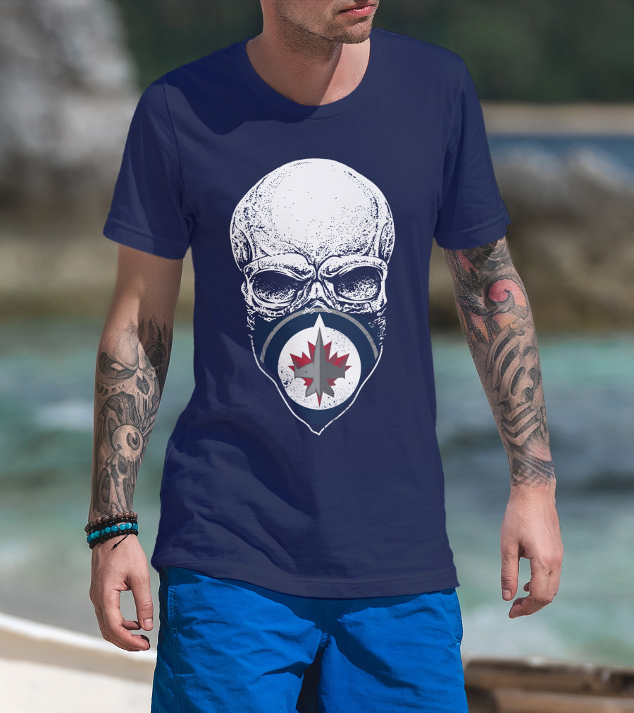 Winnipeg Jets Skull T-Shirt