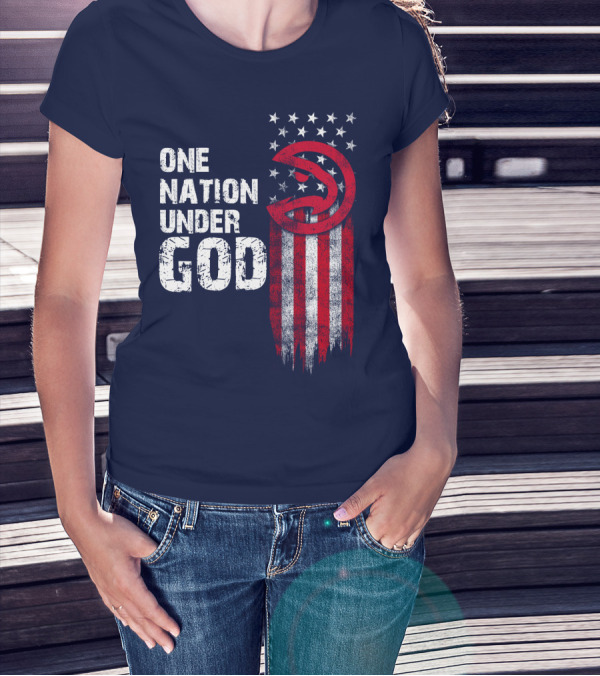 One Nation Under God Atlanta Hawks T-Shirt