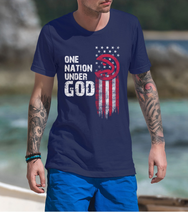 One Nation Under God Atlanta Hawks T-Shirt