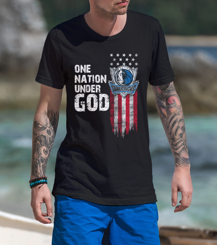One Nation Under God Dallas Mavericks T-Shirt