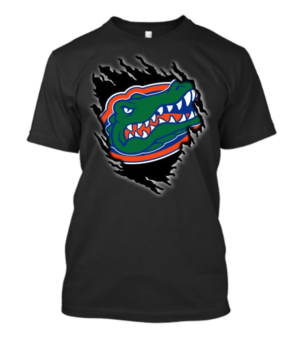 Florida Gators Ripped Claw Mark Gator T-Shirt
