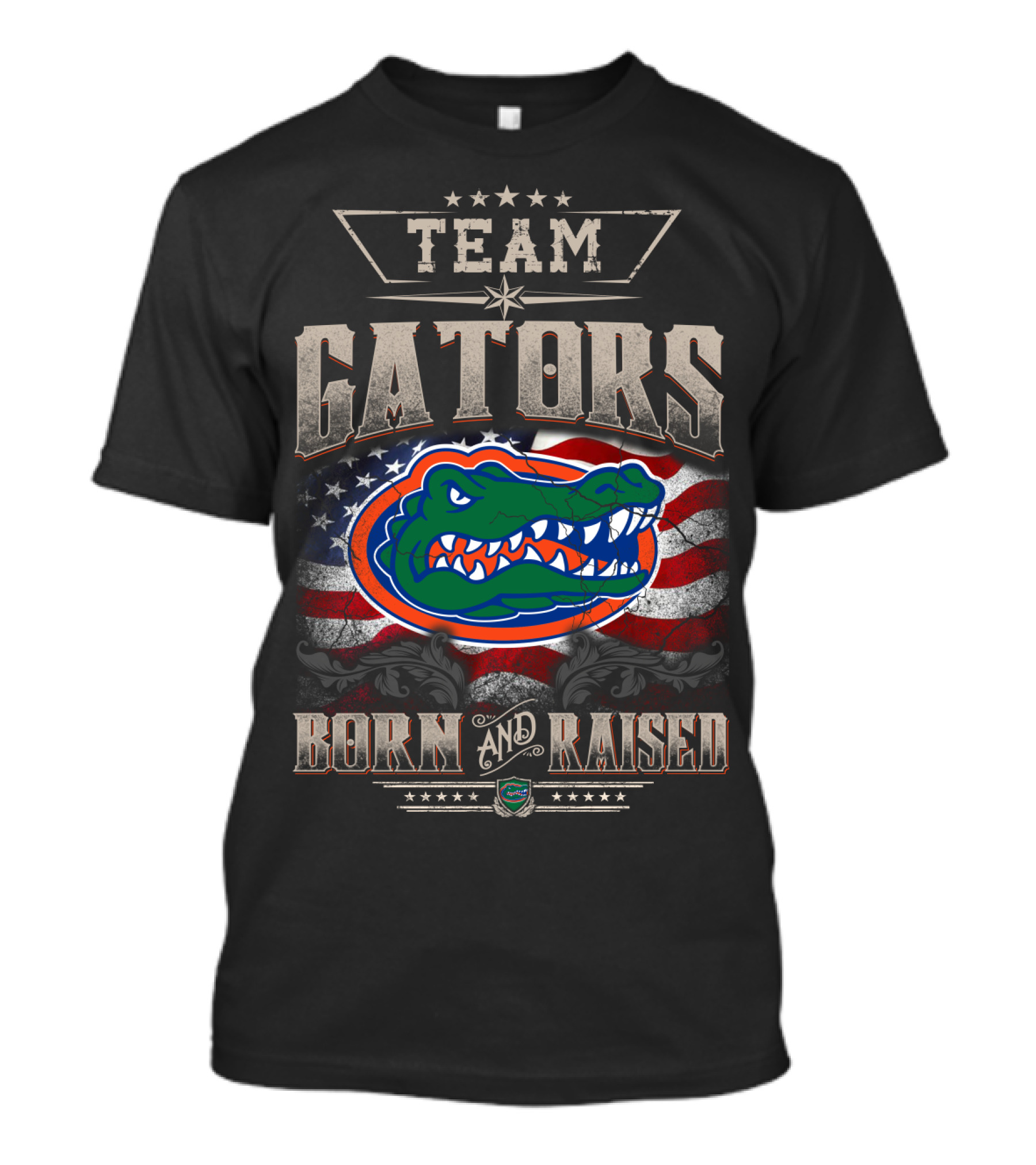 Team Gators Born And Raised T-Shirt