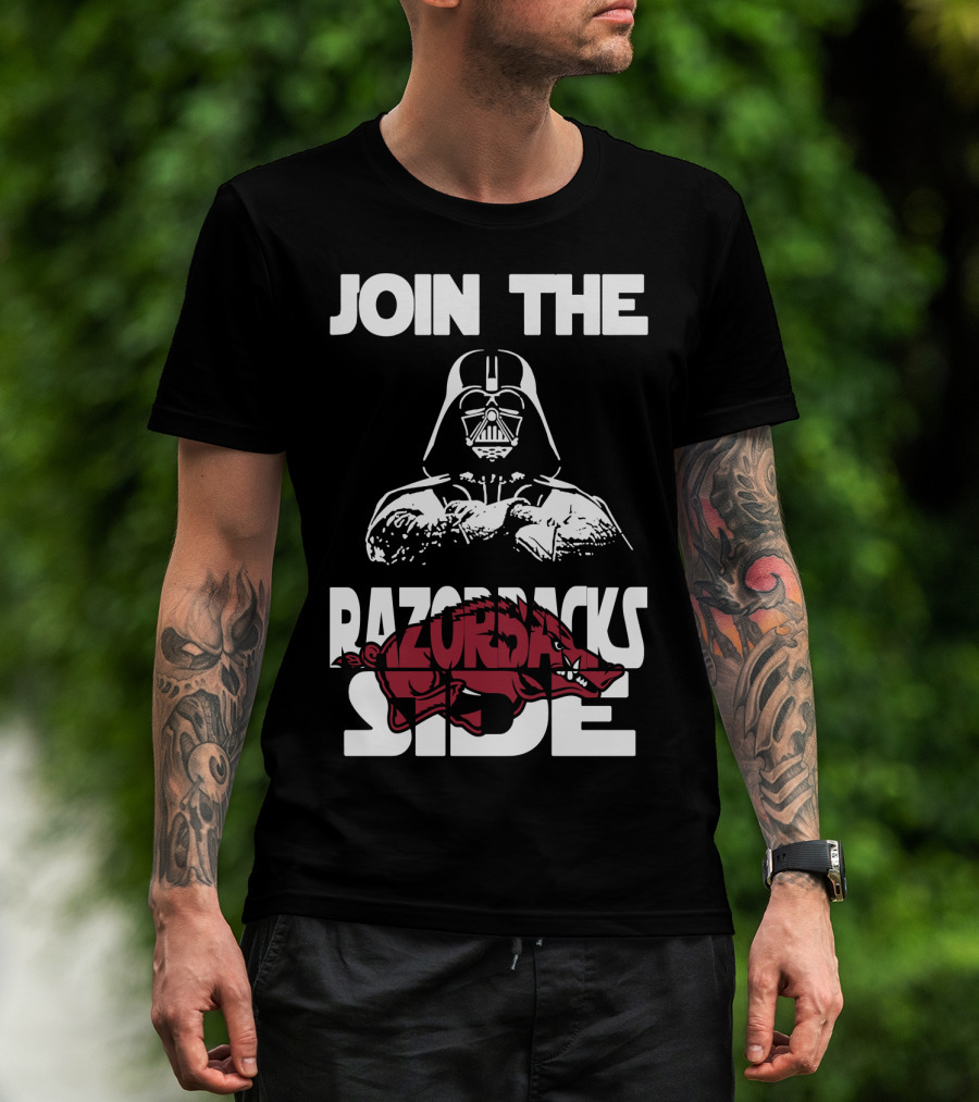 Join The Razorbacks Side T-Shirt