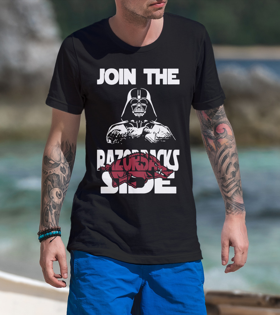 Join The Razorbacks Side T-Shirt