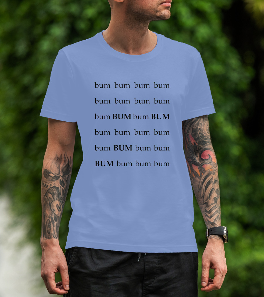 All The Single Ladies Bum Bum Bum T-Shirt