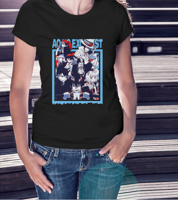 Ao No Exorcist 1477803 Anime Characters Collage T-Shirt