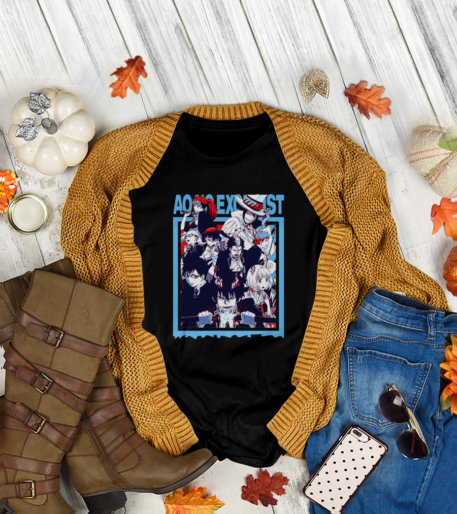 Ao No Exorcist 1477803 Anime Characters Collage T-Shirt