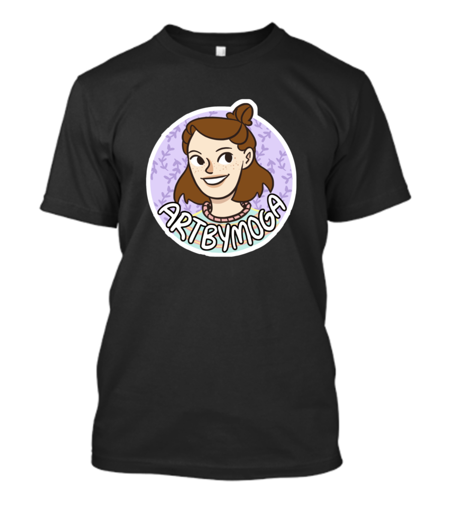 Artbymoga Pocket Sized Cartoon Character Illustration 784209 T-Shirt