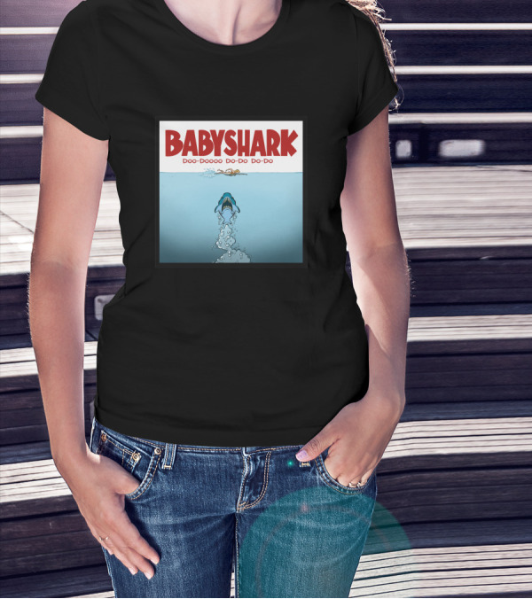 Baby Shark Doo-Doooo Do-Do Do-Do Parody Of Jaws T-Shirt