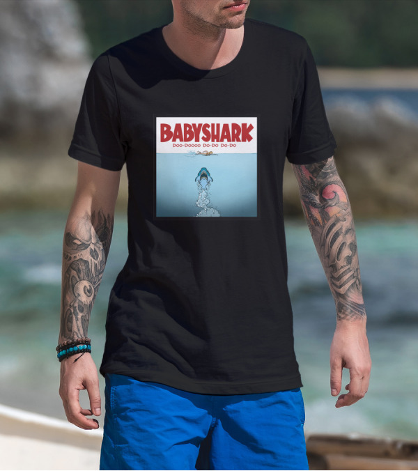 Baby Shark Doo-Doooo Do-Do Do-Do Parody Of Jaws T-Shirt