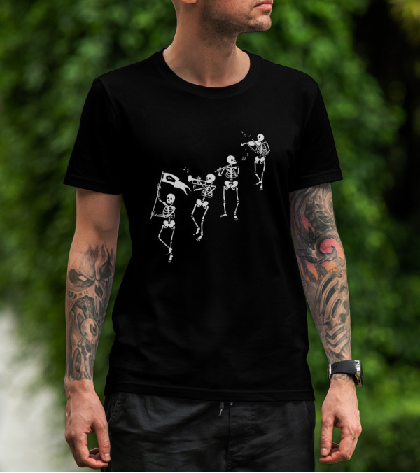 Bag O' Bones Boogie Skeleton Parade Music 1739405 T-Shirt