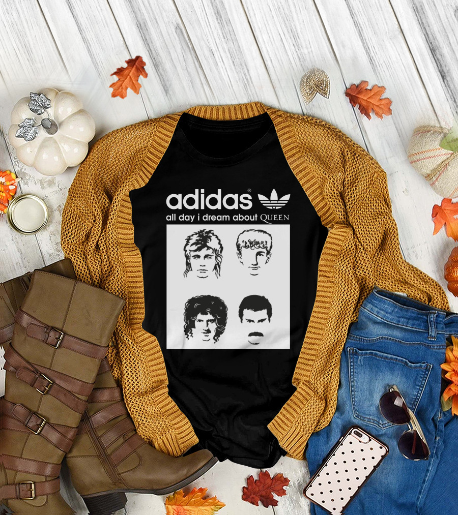 Queen Band Members Iconic Faces 19 T-Shirt