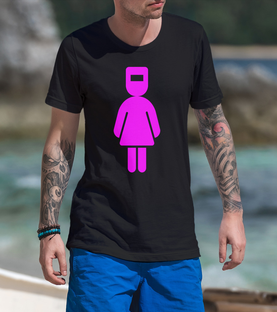 Pink Female Girl Lady Woman Welder Welding T-Shirt
