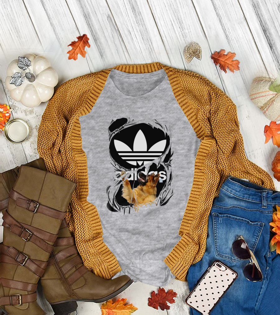 German Shepherd Torn T-Shirt