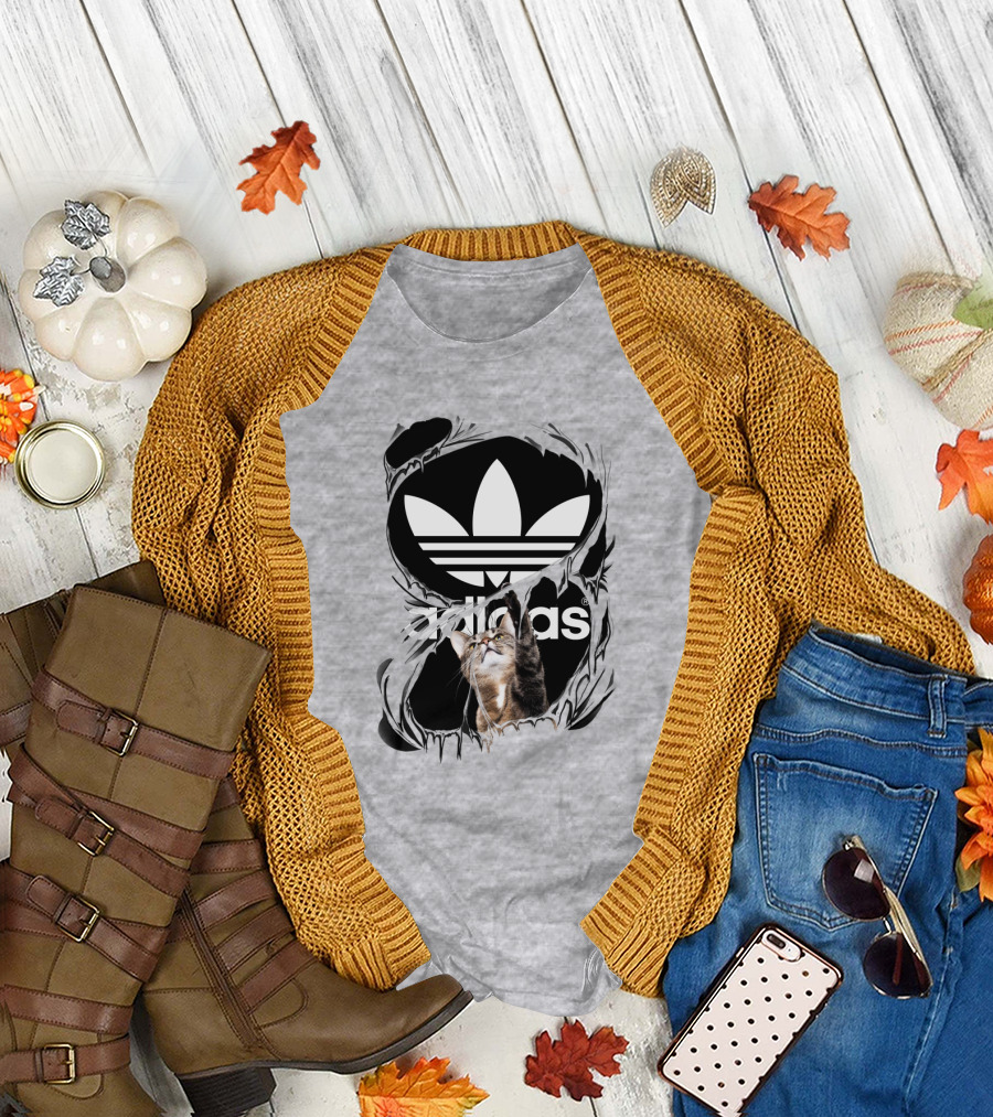 Trefoil Cat Scratch T-Shirt